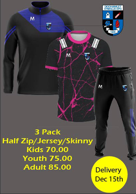 Doohamlet 3 Pack Half Zip/Jersey/Skinny (Pink)